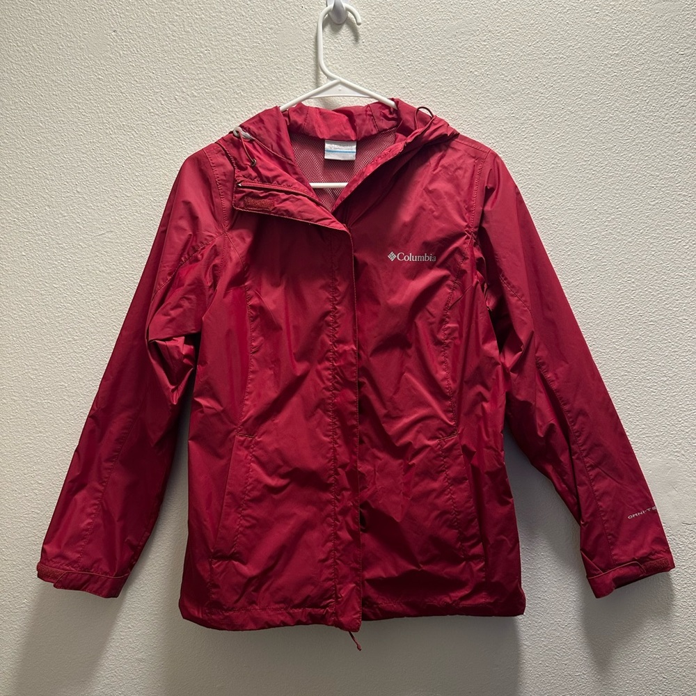 Columbia OmniTech rain jacket with hood sz XS
